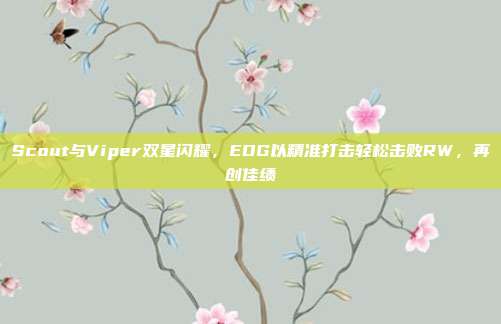 Scout与Viper双星闪耀，EDG以精准打击轻松击败RW，再创佳绩