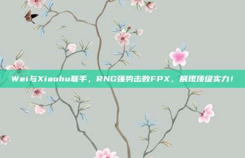 Wei与Xiaohu联手，RNG强势击败FPX，展现顶级实力！