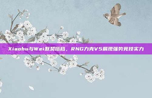 Xiaohu与Wei默契搭档，RNG力克V5展现强势竞技实力