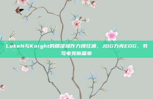 LokeN与Knight的精准操作力挽狂澜，JDG力克EDG，书写电竞新篇章